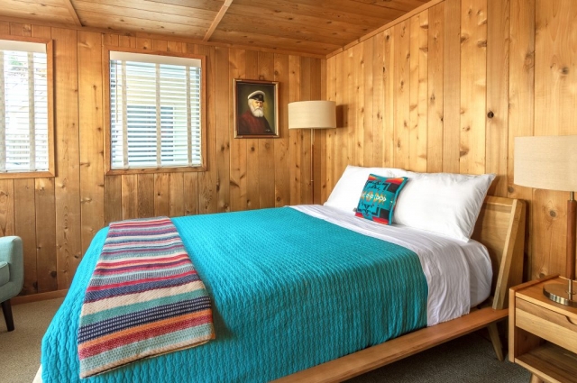 Salal Bluff Oceanfront Cottage Master Bedroom